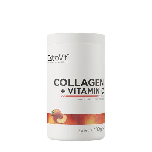 OstroVit Collagen + Vitamin C (400 g, Durazno)