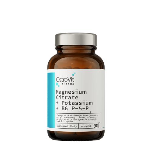 OstroVit Pharma Magnesium Citrate + Potassium + B6 P-5-P (90 Cápsula)