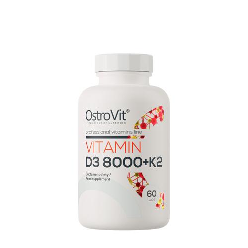 OstroVit Vitamin D3 8000 IU + K2 (60 Tableta)