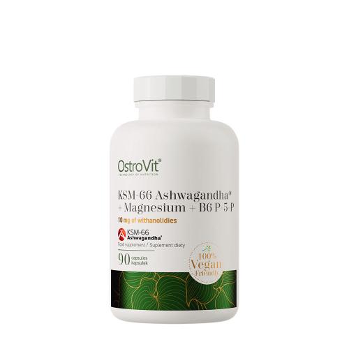 OstroVit KSM-66 Ashwagandha® + Magnesium + B6 P-5-P (90 Veg Cápsula)