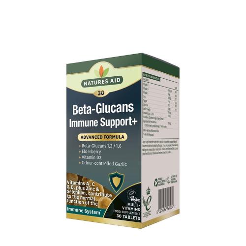 Natures Aid Beta-Glucans Immune Support+ (30 Tableta)