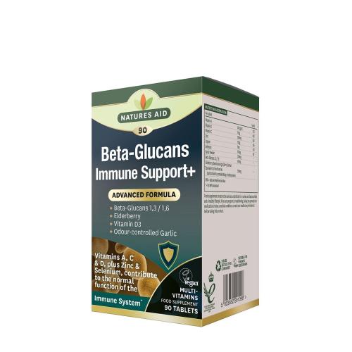 Natures Aid Beta-Glucans Immune Support+ (90 Tableta)