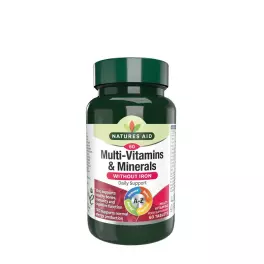   Natures Aid Multi-Vitamins & Minerals (without Iron) (60 Tableta)
