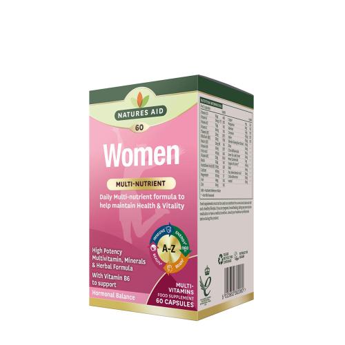 Natures Aid Women's Multi-Vitamins & Minerals (60 Cápsula)