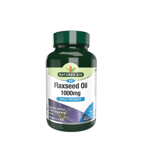 Natures Aid Flaxseed Oil 1000 mg (90 Cápsula blanda)