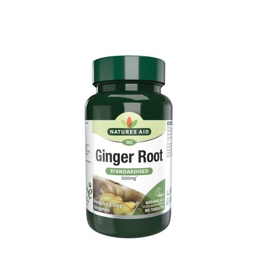 Natures Aid Ginger Root Standardised 500 mg (90 Tableta)