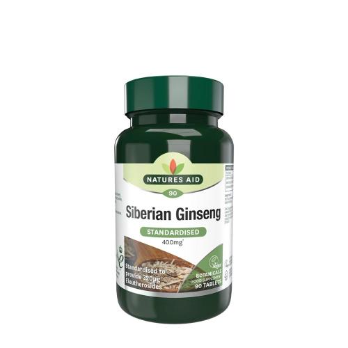 Natures Aid Siberian Ginseng Standardised 400 mg (90 Tableta)