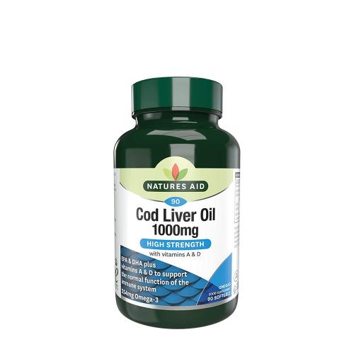 Natures Aid Cod Liver Oil 1000 mg (90 Cápsula blanda)