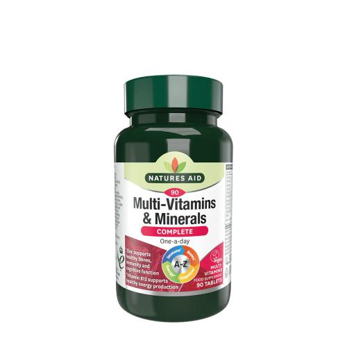 Natures Aid Complete Multi-Vitamins & Minerals (90 Tableta)