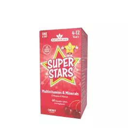   Natures Aid Super Stars Multivitamin (60 Tableta masticable, Cereza)