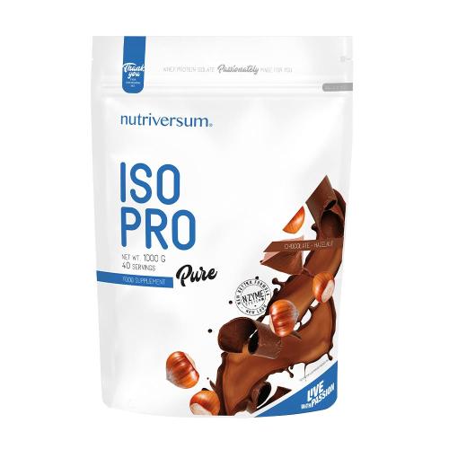 Nutriversum ISO PRO - PURE  (1000 g, Chocolate y Maní)