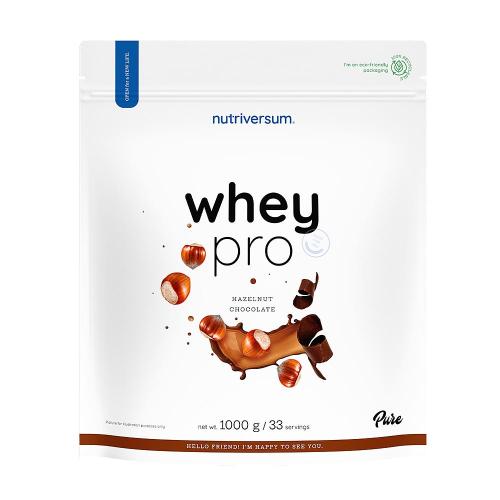 Nutriversum Whey PRO - PURE (1000 g, Chocolate y Maní)