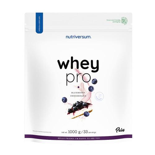 Nutriversum Whey PRO - PURE (1000 g, Tarta de Queso de Frambuesa)