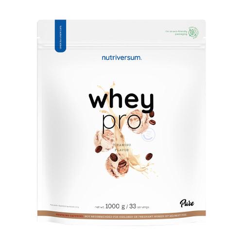 Nutriversum Whey PRO - PURE (1000 g, Tiramisú)