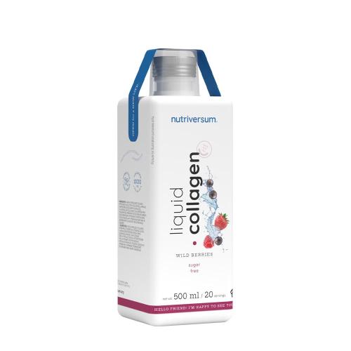 Nutriversum Liquid Collagen 10.000 Mg Sugar Free  (500 ml, Frutas del Bosque)