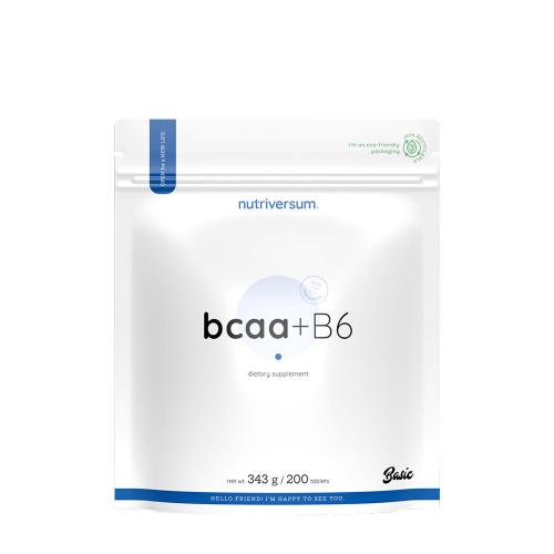 Nutriversum BCAA + B6 - BASIC (200 Tableta, Sin Sabor)