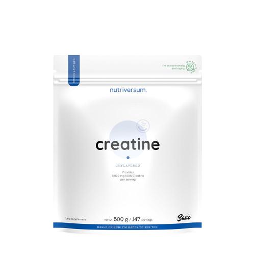 Nutriversum Creatine - BASIC (500 g, Sin Sabor)