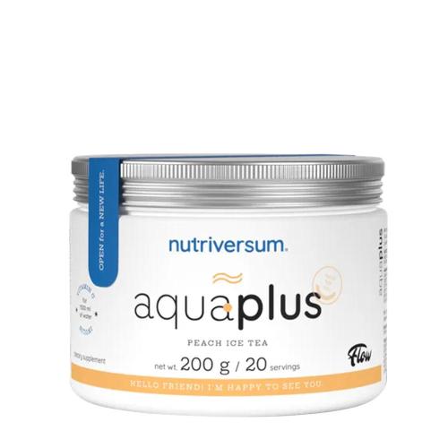 Nutriversum Aqua Plus - FLOW (200 g, Té Helado de Durazno)