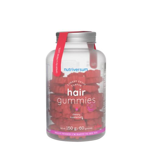 Nutriversum Hair Gummies - WOMEN  (60 Gomitas, Frutas del Bosque)