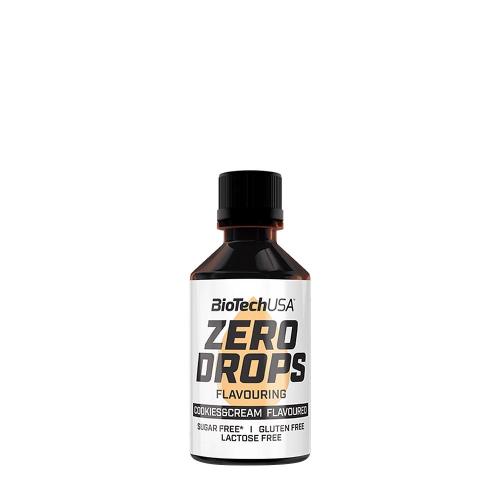 BioTechUSA Zero Drops  (50 ml, Galleta de Chocolate y Crema)