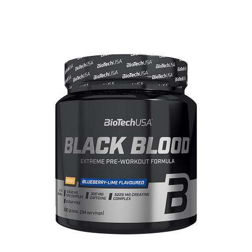 BioTechUSA Black Blood NOX+ (330 g, Arándano con Lima)