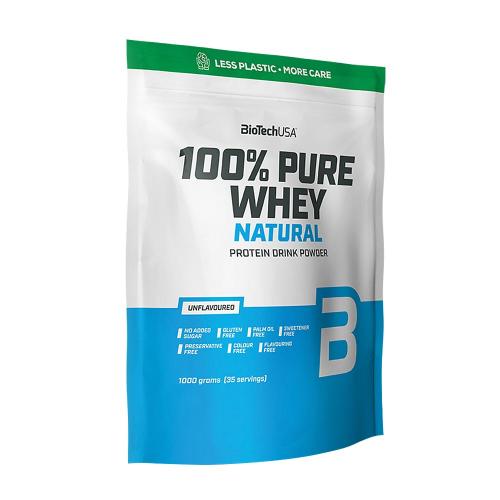 BioTechUSA 100% Pure Whey Natural (1000 g, Sin Sabor)