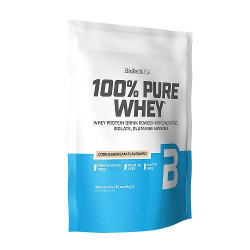 BioTechUSA 100% Pure Whey (1000 g, Galleta de Chocolate y Crema)