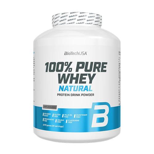 BioTechUSA 100% Pure Whey Natural (2270 g, Sin Sabor)