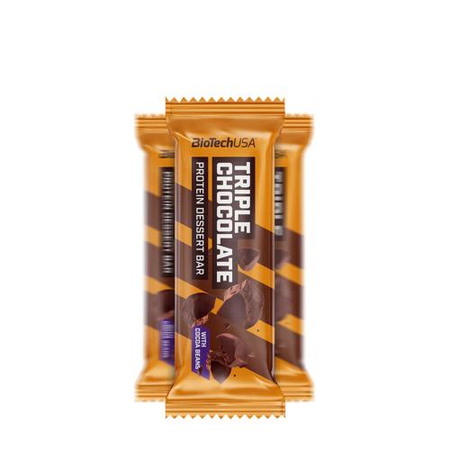 BioTechUSA Protein Dessert Bar (50 g, Triple Chocolate)