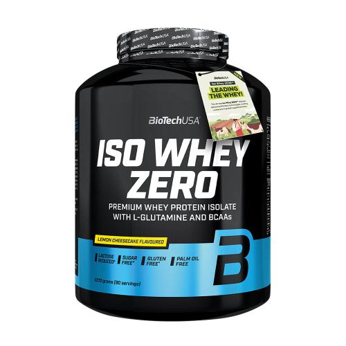 BioTechUSA Iso Whey Zero  (2270 g, Tarta de Queso con Limón)