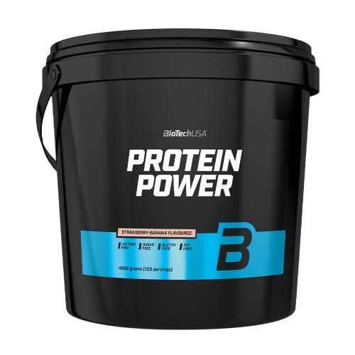 BioTechUSA Protein Power (4000 g, Fresa Plátano)