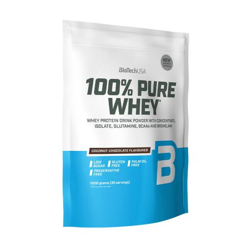 BioTechUSA 100% Pure Whey (1000 g, Chocolate con Coco)