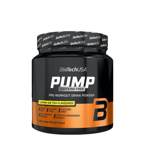 BioTechUSA Pump Caffeine Free (330 g, Té Helado de Limón)