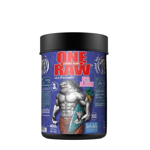 Zoomad Labs One Raw® Beta-alanine (400 g, Bomba de Cereza)