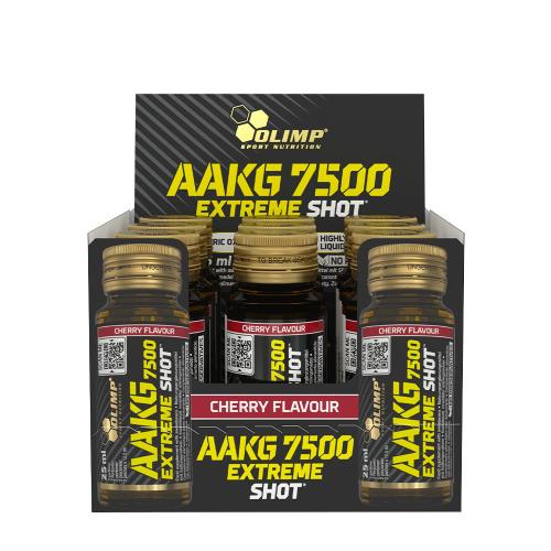 Olimp Sport AAKG 7500 Extreme Shot (9 x 25 ml, Cereza)