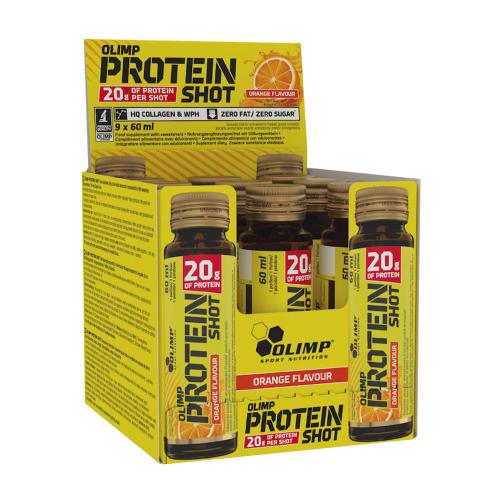 Olimp Sport Protein Shot (9 x 60 ml, Naranja)