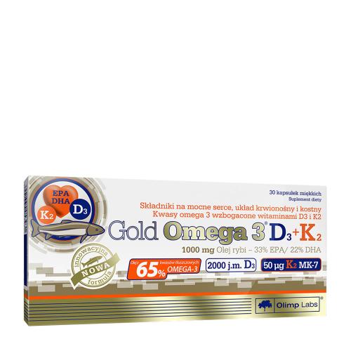 Olimp Labs Gold Omega 3 D3 + K2 (30 Cápsula)