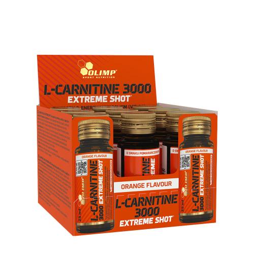 Olimp Sport L-Carnitine 3000 Extreme Shot Glass (9 x 25 ml, Naranja)