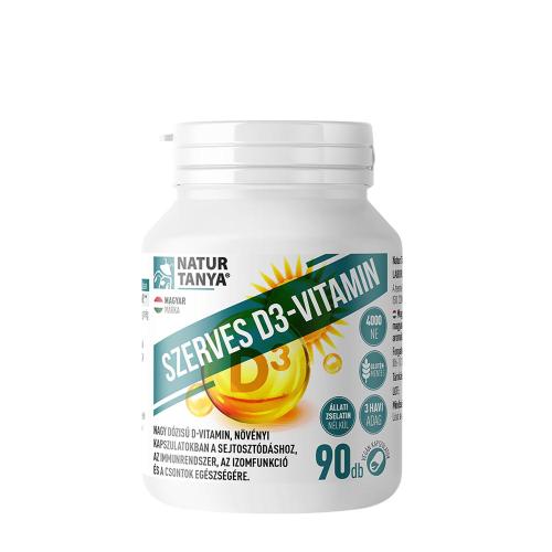 Natur Tanya Organic Vitamin D3 4000 IU With Vitamin E (90 Cápsula)