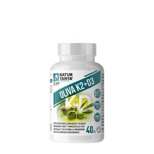 Natur Tanya Olive K2+D3 - With world patent protected vitaMK7® vitamin K2 (40 Cápsula blanda)