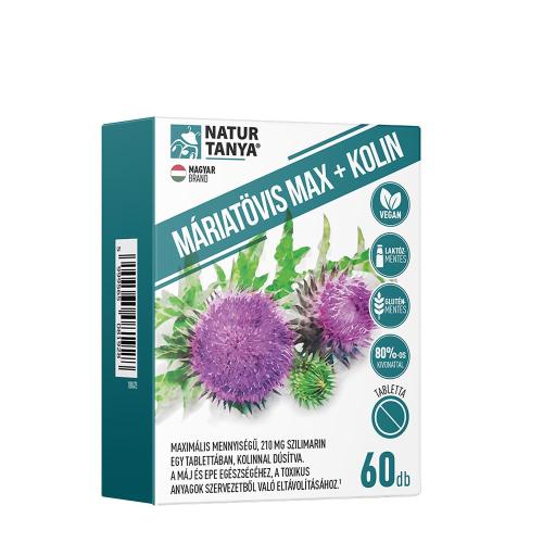 Natur Tanya Milk Thistle Max + Kolin (60 Tableta)