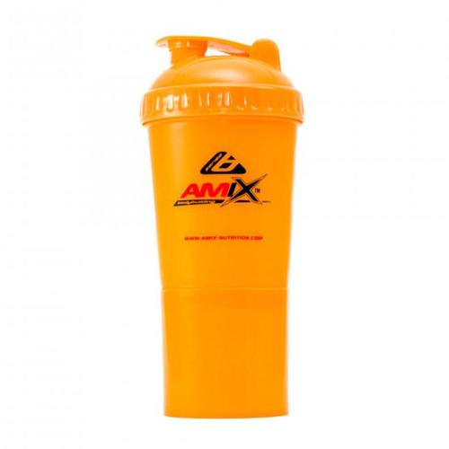 Amix Shaker Monster Bottle Color (600 ml, Naranja)