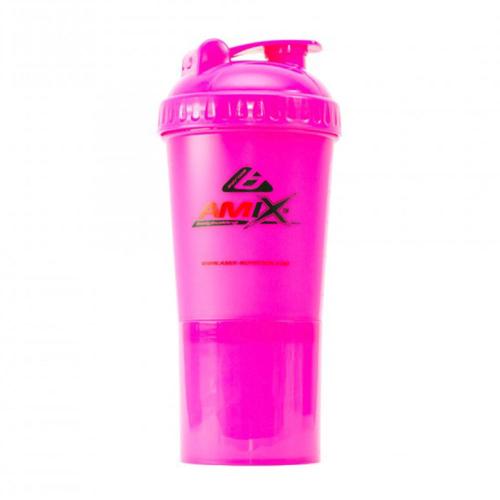 Amix Shaker Monster Bottle Color (600 ml, Rosa)