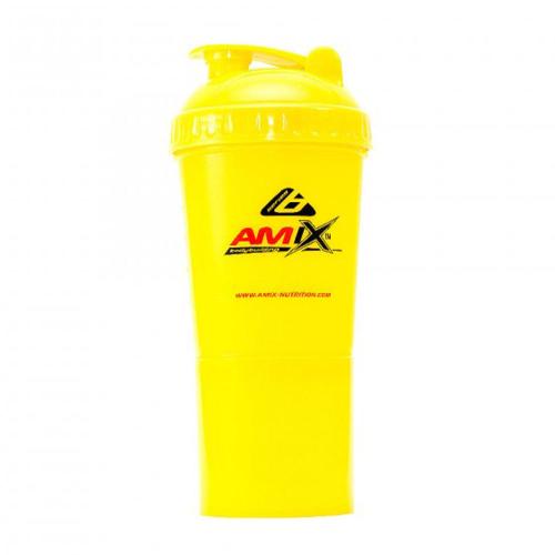 Amix Shaker Monster Bottle Color (600 ml, Amarillo)