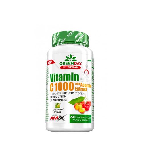 Amix GreenDay® ProVEGAN Vitamin C 1000 with Acerola Extract (60 Cápsula)