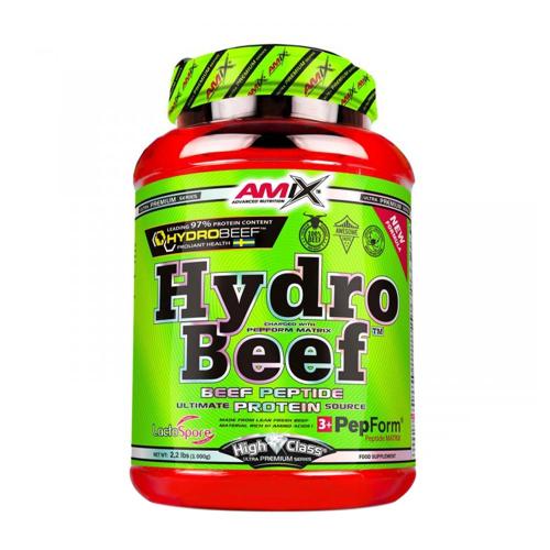 Amix HydroBeef™ Peptide Protein (1000 g, Doble Chocolate con Coco)