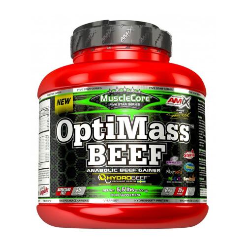 Amix OptiMass™ Beef Gainer (2500 g, Doble Chocolate Fudge)