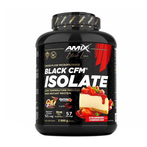 Amix Black Line Black CFM Isolate (2000 g, Tarta de Queso y Fresa)