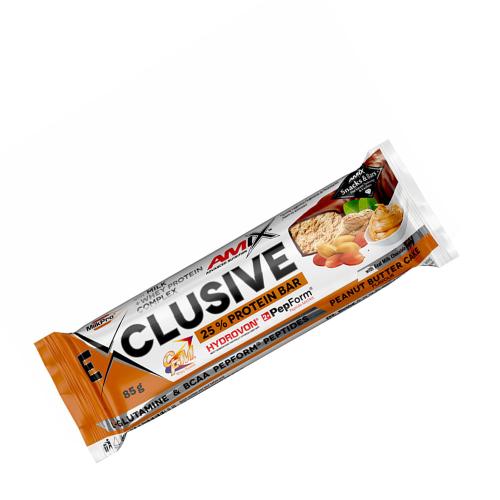 Amix Exclusive Protein Bar (85 g, Pastel de Mantequilla de Maní)