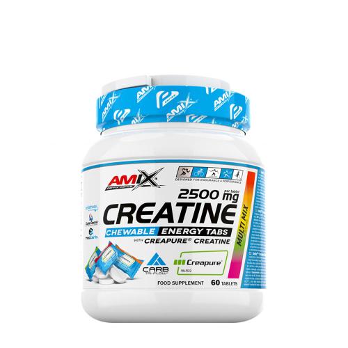 Amix Performance Creatine 2500 mg Chewable Energy Tabs (60 Tableta masticable)